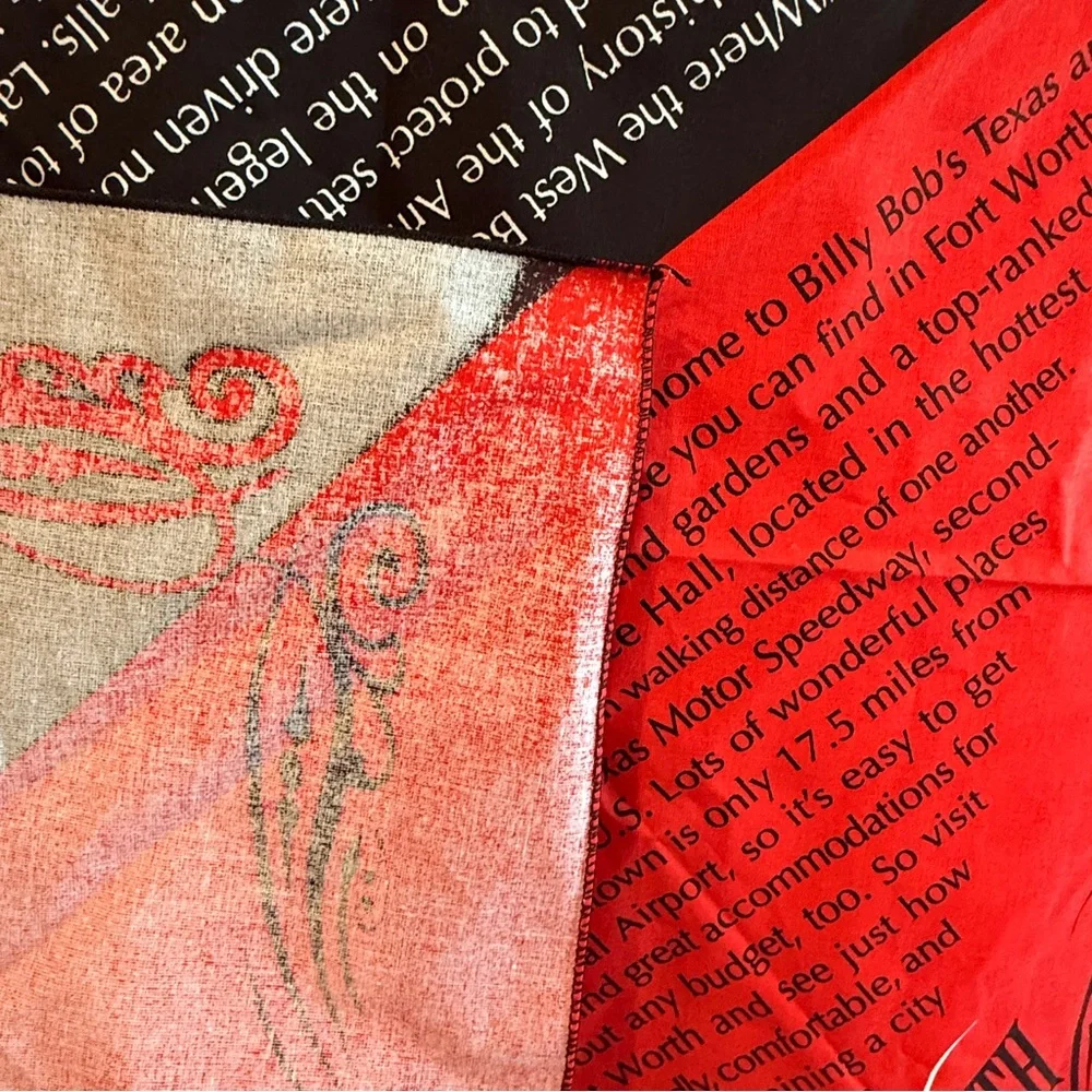 🆕 Luxurious Western Heritage Bandana – Fort Worth Collector’s Edition